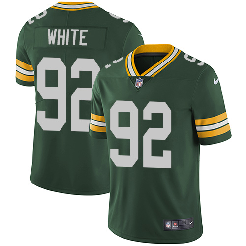 Nike Packers #92 Reggie White Green Team Color Men's Stitched NFL Vapor Untouchable Limited Jersey
